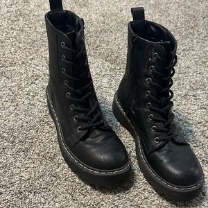 UNIONBAY Black Combat Boots